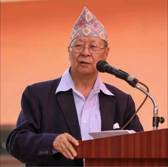 Hor. Comrade Narayan Man Bijukchhen, Chairman of Nepal Workers and Peasents Party (NWPP).